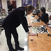 Сеанс в шахматном клубе г. Черкесск